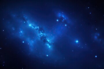 Universe filled with stars, nebula and galaxy ai generative