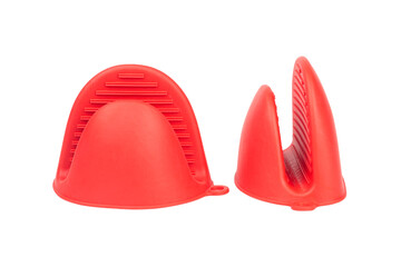 silicone tack, silicone kitchen potholders for hot dishes isolated from the background