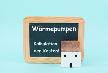 Heat pumps, calculation of the costs, german language, new building energy act, climate protection...