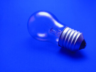 electicity bulb lamp glass isolated