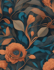 abstract geometric background. Generated AI