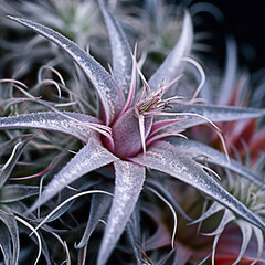 Tillandsia plant, flower, leaf, floral