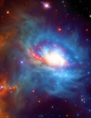 Lonely in the universe. AI generated