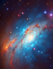 Lonely in the universe. AI generated