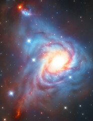 Lonely in the universe. AI generated