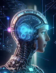 Integration of AI. AI generated