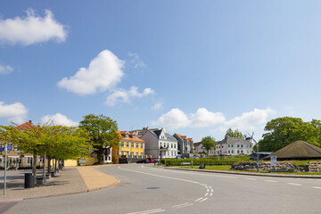 Walking in Sønderborg's streets, Sønderborg (German: Sonderburg, Southern Jutland: Synneborre) is a Danish city located on both sides of Als Sund,Denmark