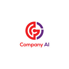 Creative lettermark logo business logo illustration