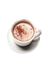 Cappuccino isolated on a Transparent Background 
