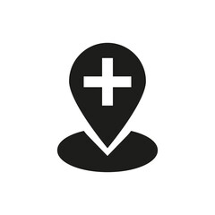 black and white cross