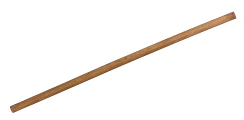 wooden staff on white isolated background	
