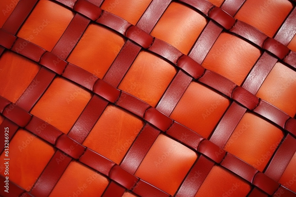 Poster leather pattern. generated by ai.