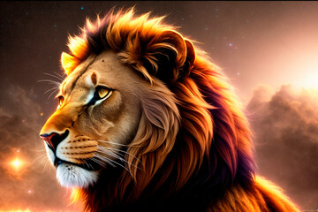 Naklejka premium Generative concept art illustration. Generative ai.