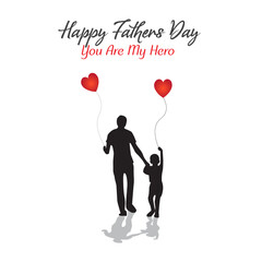 Happy Father's Day greeting card