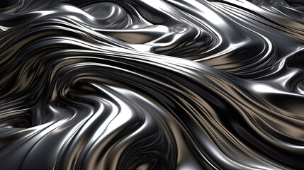 metallic chrome background with some smooth lines in it