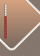 Layout Thermometer rot