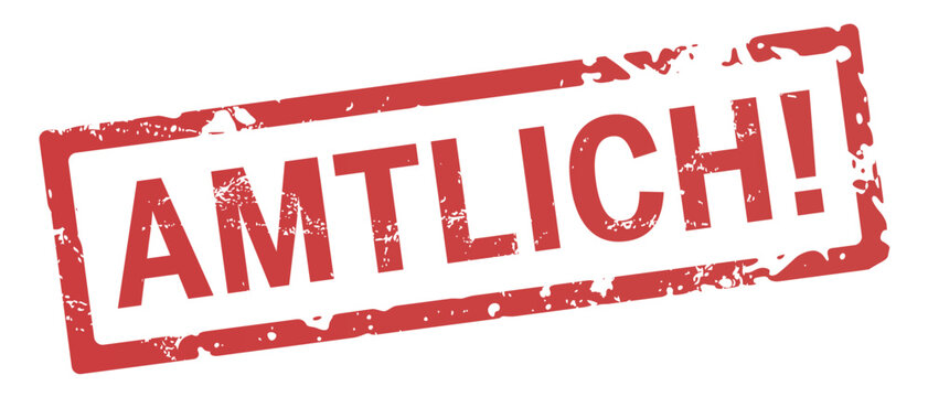 roter Stempel Amtlich