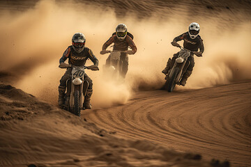 The Thrill of the Competition: High-Quality Stock Image of Care Racing