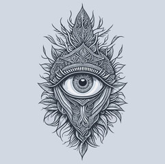 The eye tattoo of Esancai v.2