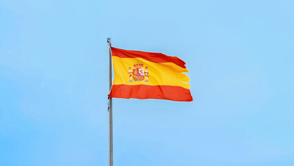Spanish flag in Alicante