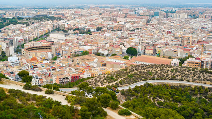 Fototapeta na wymiar Panoramic view of Alicante