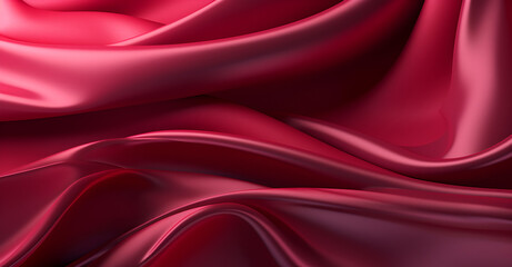 Fototapeta na wymiar a smooth silk background in rosé color, in the style of dark crimson