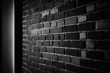 monochromatic brick wall texture. Generative AI