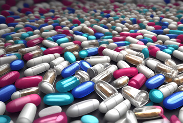 Medecine Capsules , pill, health, prescription