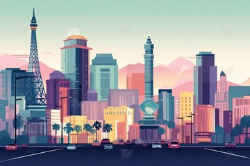 Illustration of Los Angeles 
