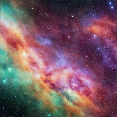 Obraz na płótnie Canvas Dazzling galaxy cloud nebula in space. a starry night sky, cosmology and astronomy. Wallpaper with a supernova background