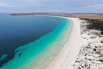 Fototapeta na wymiar Thuruna Beach. Tumby Bay. Eyre Peninsula. South Australia. 