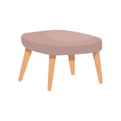 Garden outdoor furniture. Furniture for rest relaxation cartoon vector