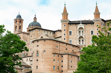 Urbino, Italy - 2023, May 5: The Palazzo Ducale is one of the most interesting...