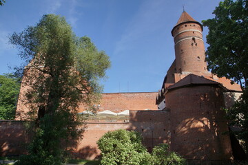 Olsztyn. Zamek Kapituły Warmińskiej. Polska - Mazury - Warmia.