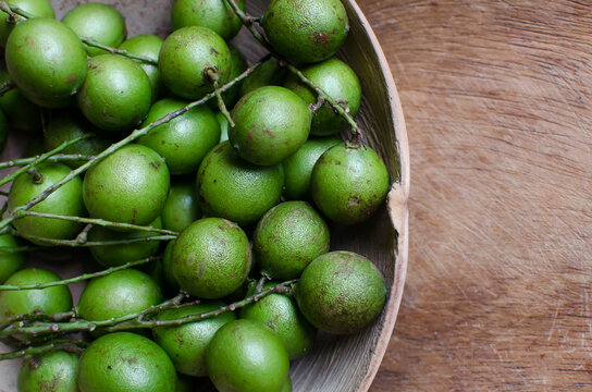 Quenepa, mamones or mamoncillos, the edible fruits of the species Melicoccus bijugatus