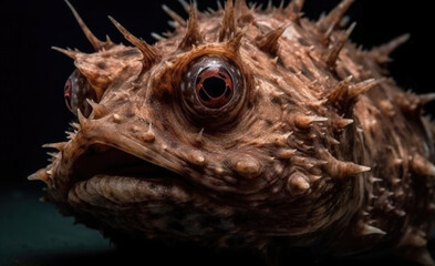 Centrophryne spinulosa, an abyssal anglerfish found in the western Atlantic.
AI GENERATIVE