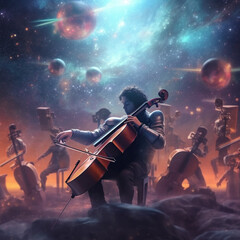 Fototapeta premium Cosmic Symphony