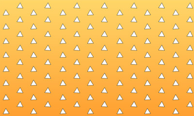 Triangle seamless pattern on yellow-orange gradient background. Great for print, fashion, clothing, fabric, pillow, bed sheet design and more.