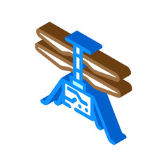 mars helicopter planet isometric icon vector. mars helicopter planet sign. isolated symbol illustration
