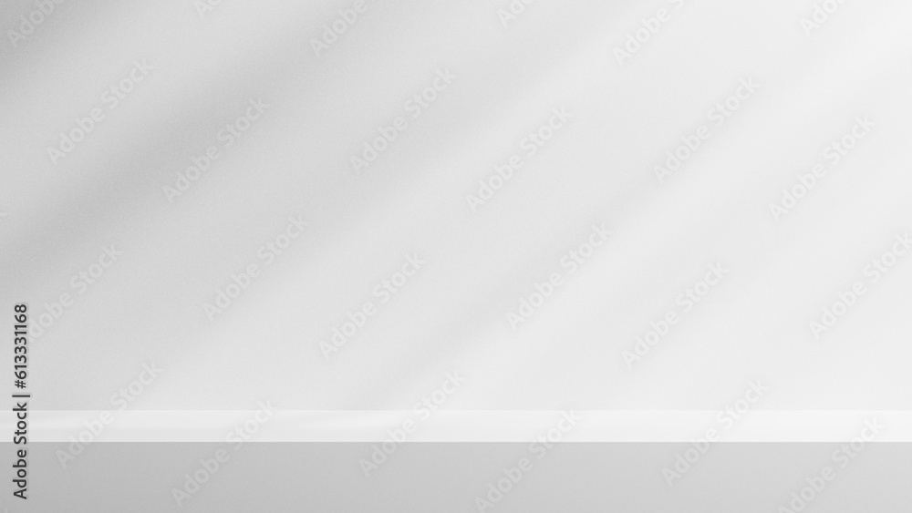 Poster abstract white background spotlights gradient, white podium table background for products, design an