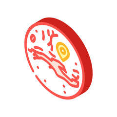 valles marineris canyon mars planet isometric icon vector. valles marineris canyon mars planet sign. isolated symbol illustration