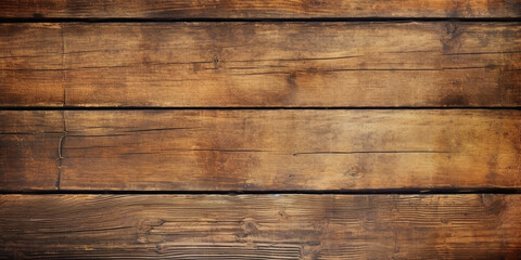 Obraz premium Wood planks texture background, brown wooden wall of old barn, generative AI