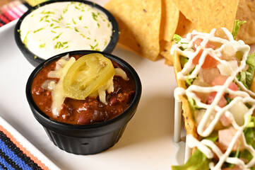 mexican food tacos guacamole jalapeno pepper quesadillas nacho tortilla tex-mex cuisine healthy food spiced tomato and onion