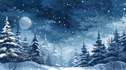 Obraz na płótnie Canvas new tree snow mountain christmas sky holiday white background fir year winter. Generative AI.