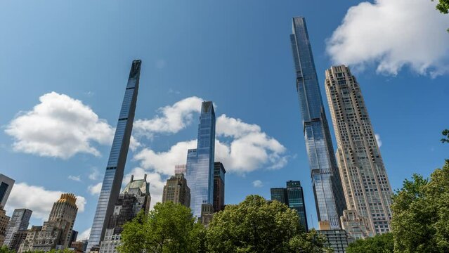Time Lapse of Billionaires' Row - Manhattan