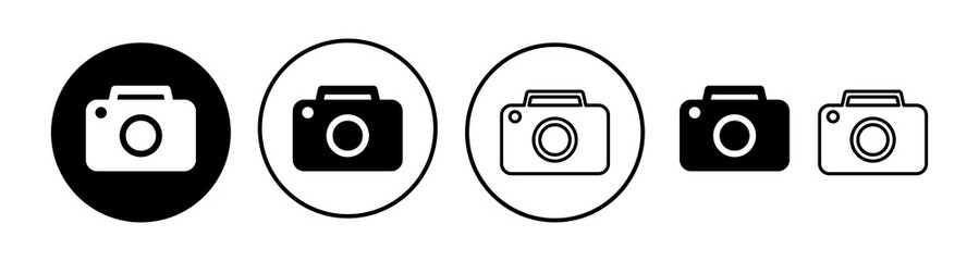 Camera Icon in trendy flat style isolated. Camera symbol web site design