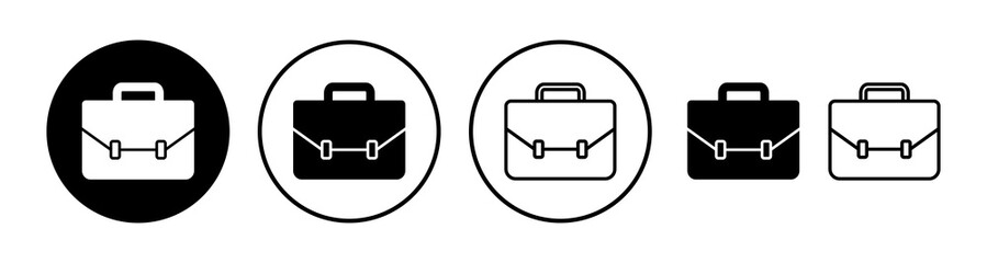 Briefcase icon vector. Portfolio vector icon. suitcase icon