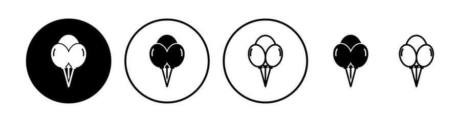 Balloon icon vector. air balloon icon isolated