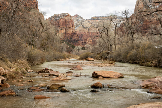 Landscape photograph taken in Zion National Park in Utah.