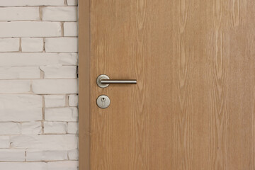 door handle on the door